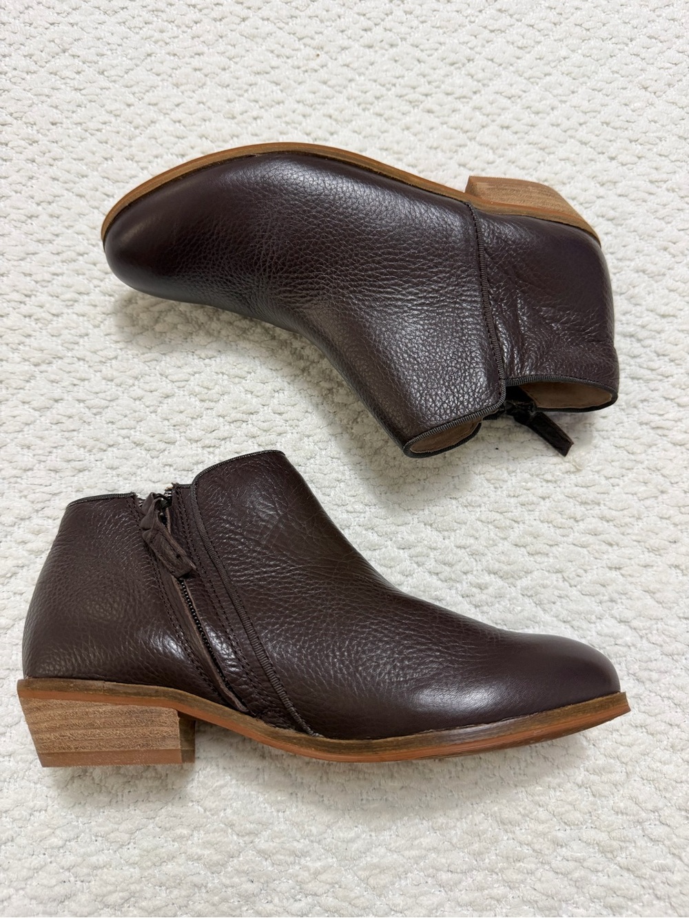 Softwalk Rocklin Bootie Leather Brown Women’s Size 6